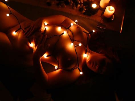 Busty Redhead Plays With Christmas Lights Porn Pictures XXX Photos Sex Images PICTOA