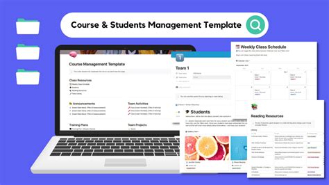 Course And Students Management Notion Template