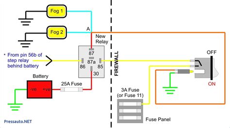 Fog Lamp Relay Wiring