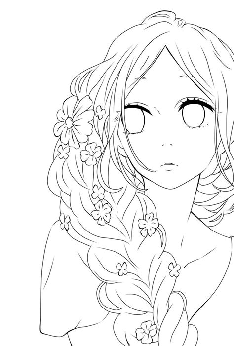 anime lineart transparent anime lineart coloring pages anime drawings