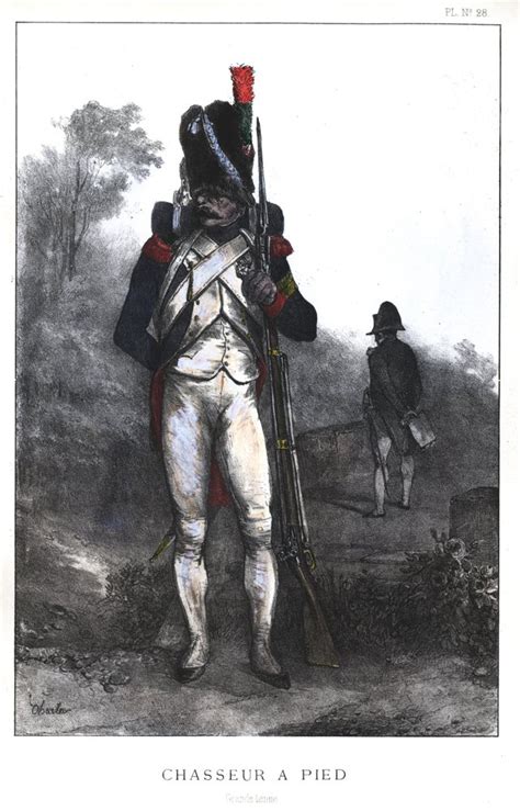 Napoleonic Wars French Army Foot Chasseur Of The Imperial Guard In