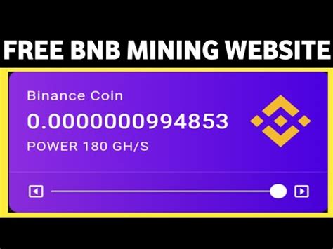 Free Bnb Mining Website Claim Bnb Every Second Earn