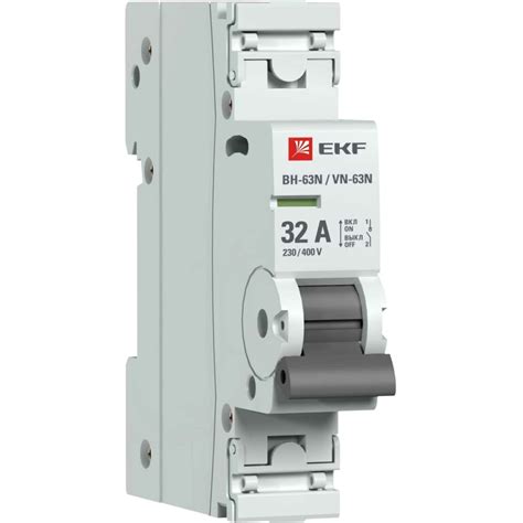 Выключатель нагрузки EKF PROxima ВН-63N 1P, 32А S63132 - выгодная цена ...