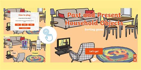 Past And Present Household Objects Sorting Activity Year