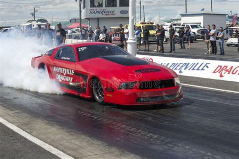 Drag Car Smoke Show Editorial Photography Image Of Side 54815322