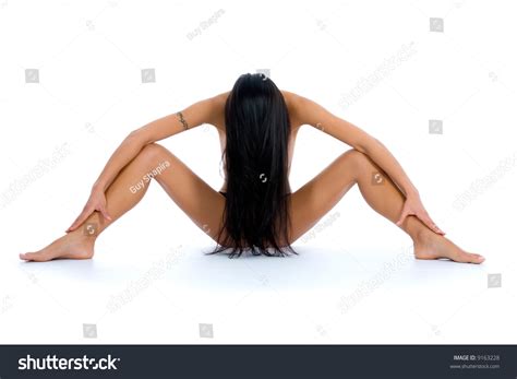 Nude Girl On White Background Stock Photo 9163228 Shutterstock