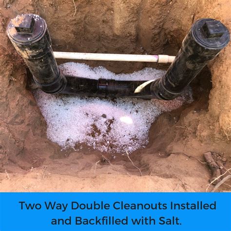 Two Way Double Sewer Cleanout Installation Tucson | Plumber of Tucson