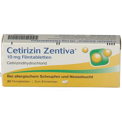 Cetirizin Zentiva Mg Shop Apotheke