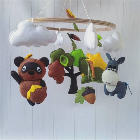 Winnie The Pooh Toddler Mobile Baby Mobile Crib Mobile Etsy