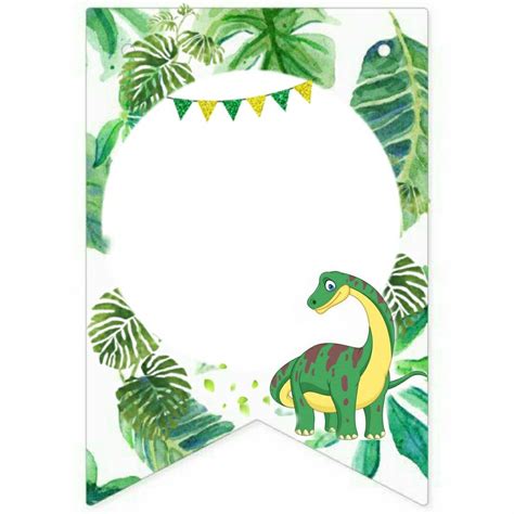 Dinosaur Party Banner