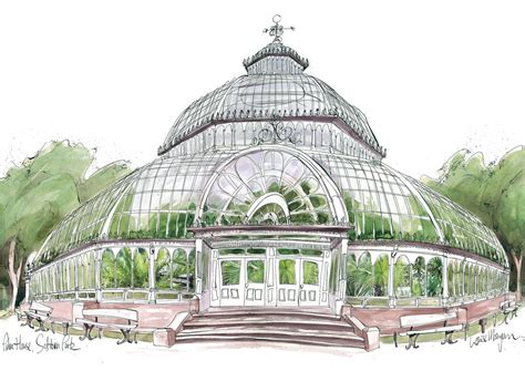 Sefton Park Palm House Liverpool Print Etsy