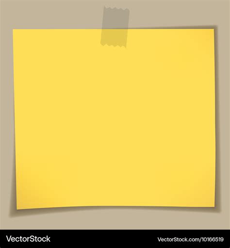 Sticky notes and tape Royalty Free Vector Image