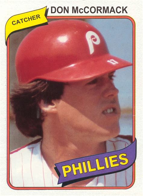 The Phillies Room Phillies Missing Links Of The 1980s 2 Don McCormack