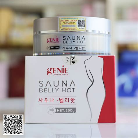 Mua Kem Massage Tan Mỡ Genie Sauna Belly Hot Hàn Quốc 150gr ở đâu chính hãng giá tốt Địa chỉ