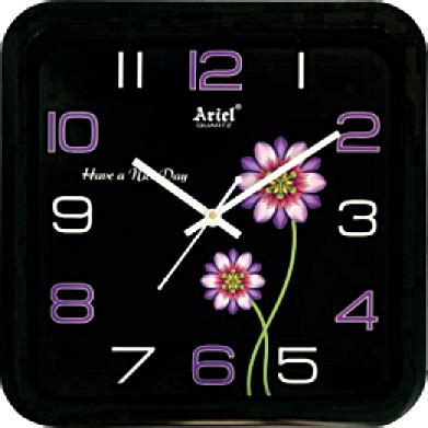 A Picture Wall Clocks In Square Design Ariel Quartz