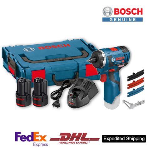 BOSCH GSR 10 8V EC HX 2B Professional Cordless Drill Driver SET Express