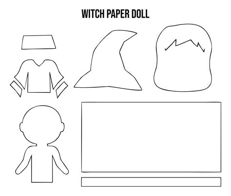 Halloween Paper Dolls Free Pdf Printables Printablee