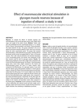 Fillable Online Scielo Effect Of Neuromuscular Electrical Stimulation