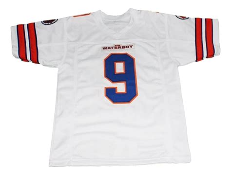 Bobby Boucher #9 The Waterboy Movie Football Jersey White Any Size ...