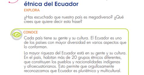 Diversidad Humana Cultural Y étnica Del Ecuador