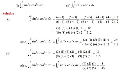 Reduction Formulae Applications Of Integration Mathematics