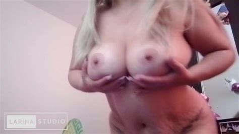 After The Shower I Record A Rich Naked Porn Video Touching My Big Tits