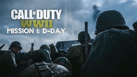 Call Of Duty Wwii Mission D Day Walkthrough Youtube