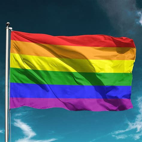 Bandeira do orgulho LGBTQ gay orgulho desfile decoração ao ar livre decoração da parede