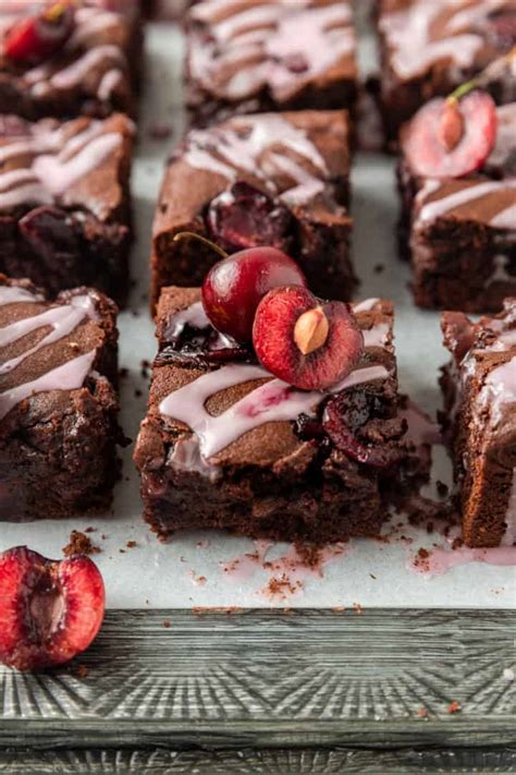 Chocolate Cherry Brownies Emma Duckworth Bakes