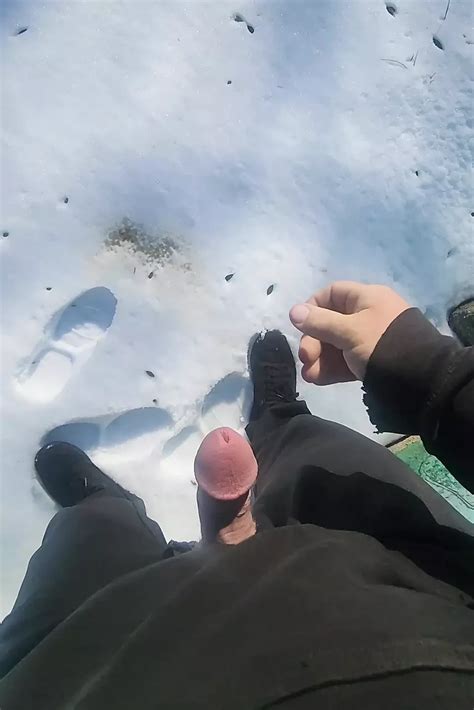 Solo Fun In The Snow With New Easy Access Pants Gay Porn Feat