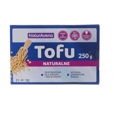 Tofu Kostka Naturalne 250 G NaturAvena Naturavena Sklep EMPIK