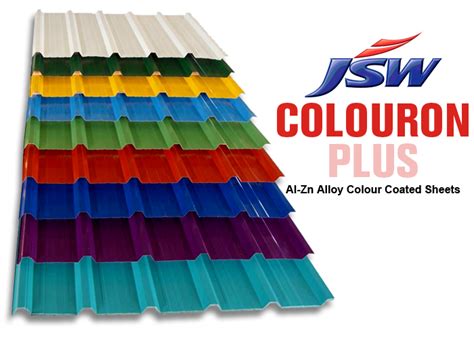 0 60 Mm JSW Colouron Profile Sheets At Rs 165 Running Feet Katargam