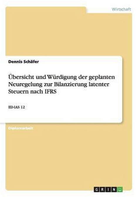 Bersicht Und W Rdigung Der Geplanten Neuregelung Zur Bilanzierung