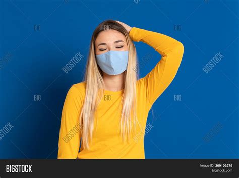 Blonde Girl Wearing Image Photo Free Trial Bigstock