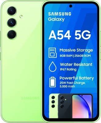 Samsung A54 5G 256GB SM-A546E/DS (Green AFA) | Electronics | Buy online ...