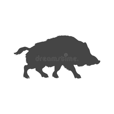 Wild Boar Silhouette Stock Illustrations – 1,775 Wild Boar Silhouette ...