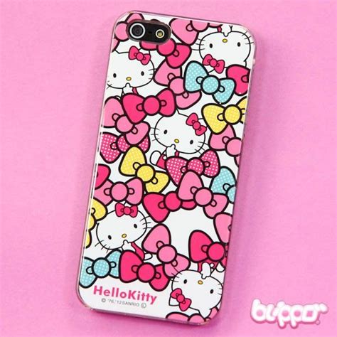 Hello Kitty Protective Case For Iphone 5 5s Bows Hello Kitty