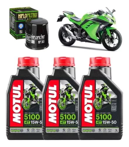 Kit Filtro Hf Oleo Motul W Kawasaki Ninja