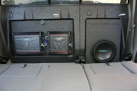 Toyota Tacoma Subwoofer Box Enclosure | Toyota tacoma accessories ...