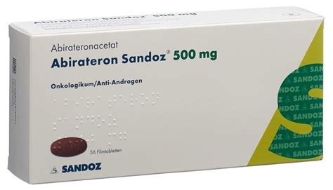 ABIRATERONE Sandoz Filmtabl 500 Mg Blist 56 Stk Online Bestellen