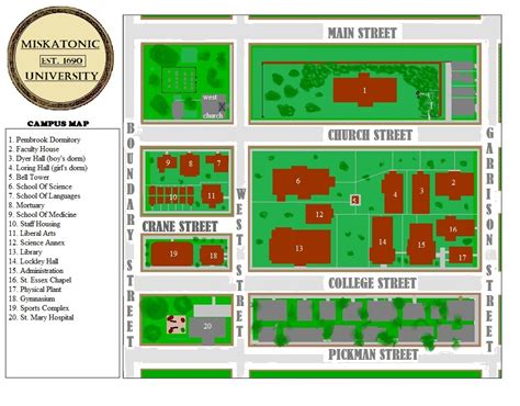 MU Campus Map-Arkham #2 by NaturKnabe on DeviantArt