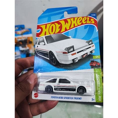 Jual Hotwheels Royota AE86 Sprinter Trueno Putih Reguler Shopee Indonesia