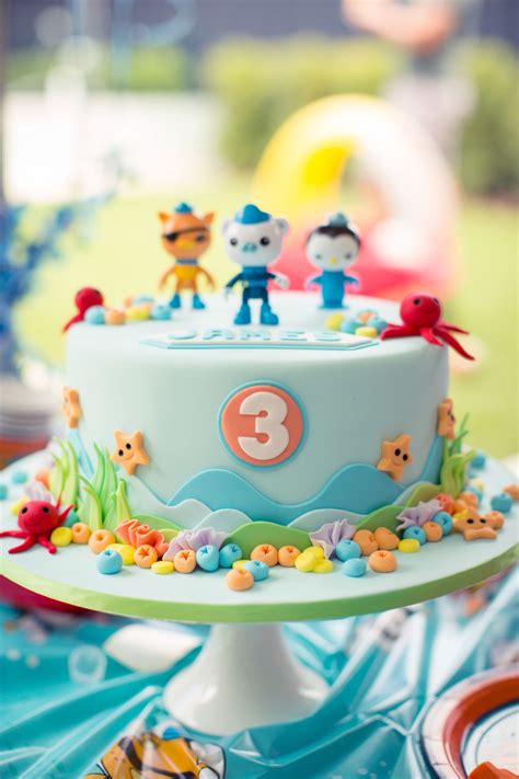 Octonauts Birthday Cake For Three Year Old Octonauts Party Octonauts