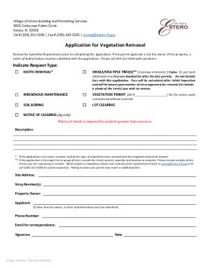 Fillable Online Community Development Application For Vegetation