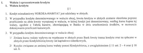 Czy Umowy Kredytu Hipotecznego Udzielanego We Frankach Przez Nordea