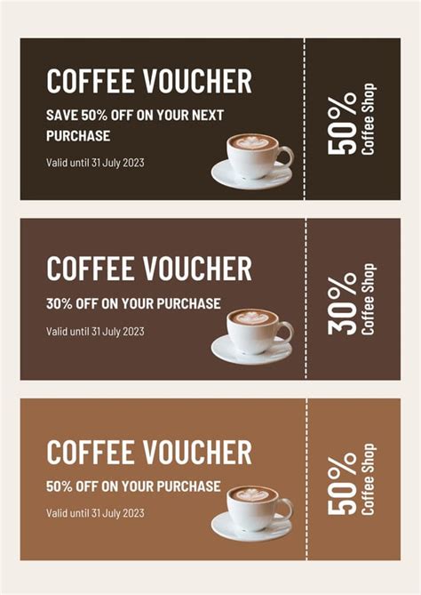 Customize 40+ Coffee Coupon Templates Online - Canva