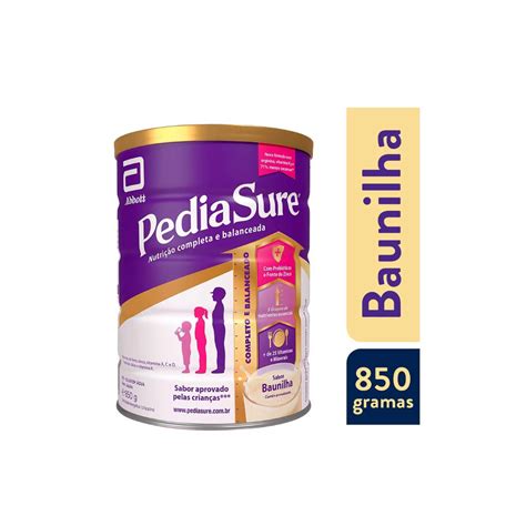 Complemento Alimentar Infantil - Suplemento Alimentar Infantil Pediasure Baunilha 850g | Abbott | Go.Fo ...