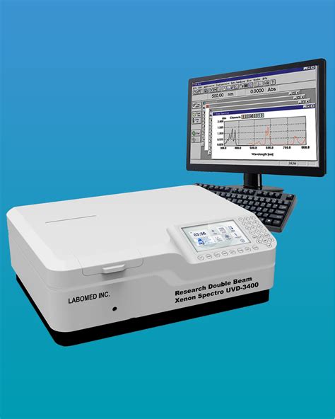 Labomed Inc UVD 3400 Double Beam Spectrophotometer With Flashing