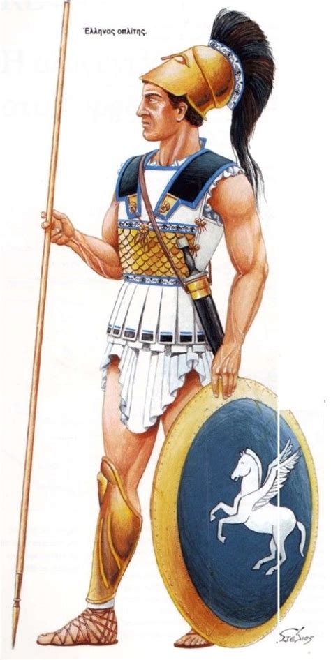 Classical Greek Hoplite Greek Warrior Ancient Greek Art Greek History