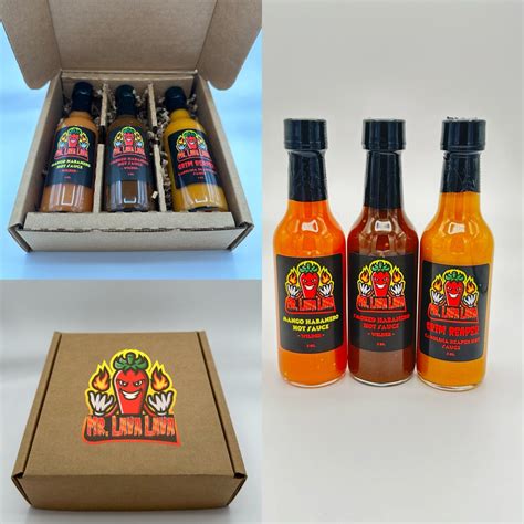 Hot Sauce T Set Hot Box Etsy